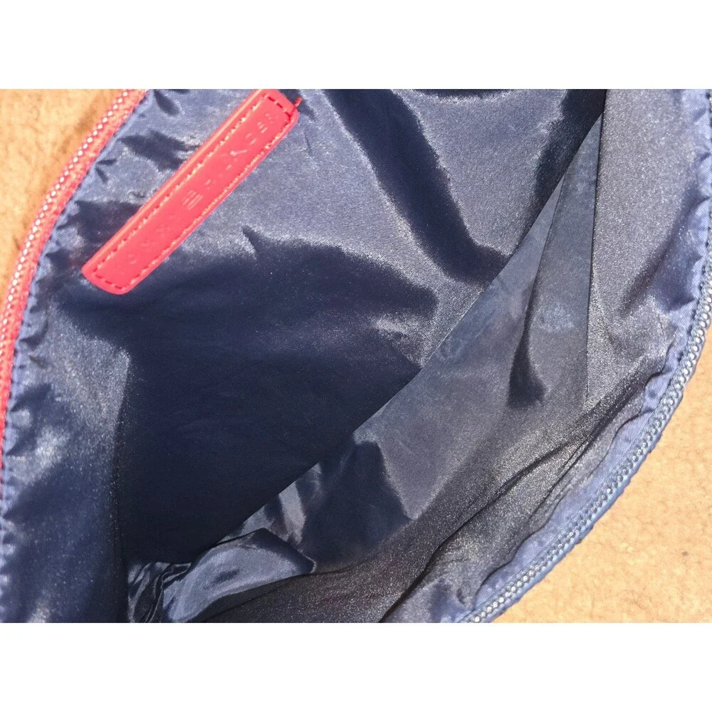 Tommy Hilfiger Navy Blue Cosmetic Bag – Travel Makeup Toiletry Pouch 13